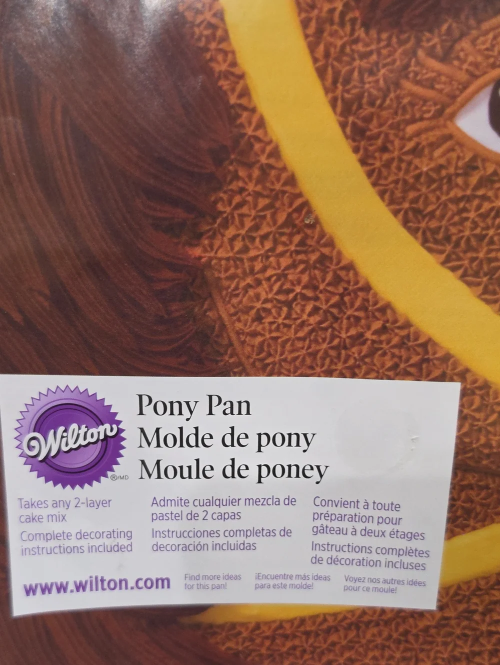 New Wilton Pony Cake Pan